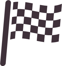 racing checkered flag icon