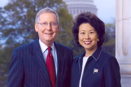 Sen. McConnell and Elaine Chao. (Photo: boylecountyrepublicans.org)