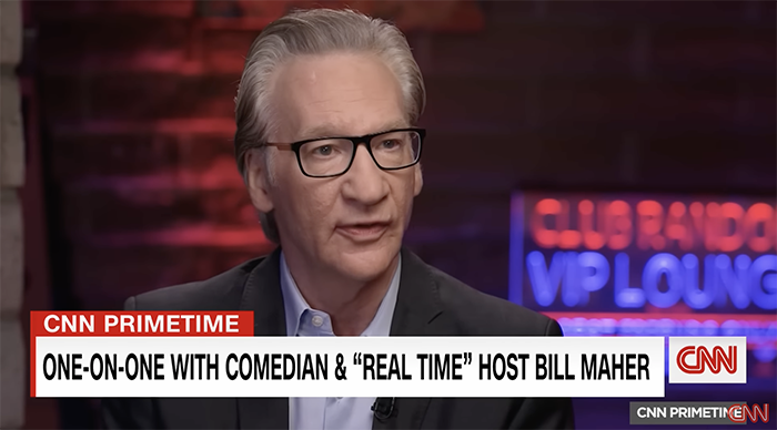 Bill Maher on CNN in Feb 2023