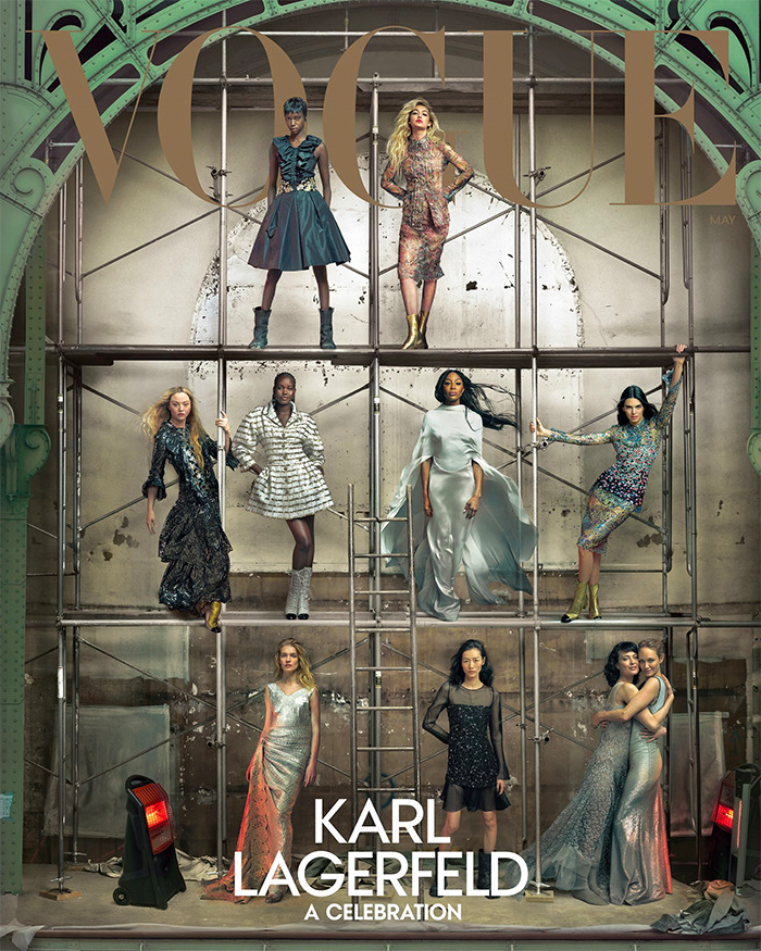 Karl Lagerfeld Vogue Cover Shot By Annie Leibovitz