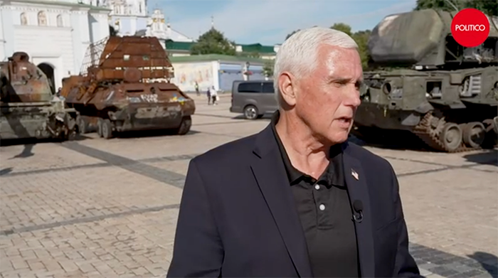 Mike Pence Visits Ukraine June 2023