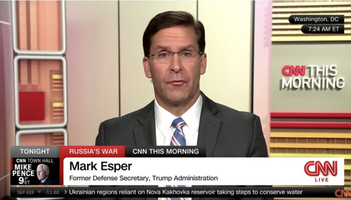 Mark Esper Screengrab
