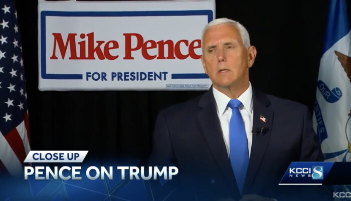 Mike Pence Action Shot