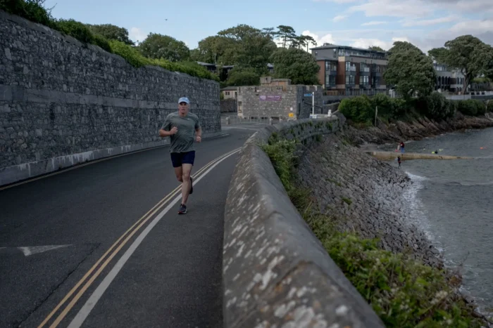 Lewis Pugh running