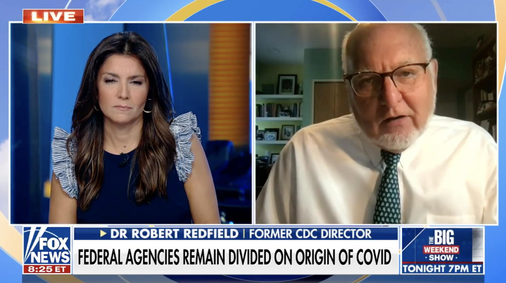 Robert Redfield on Fox News