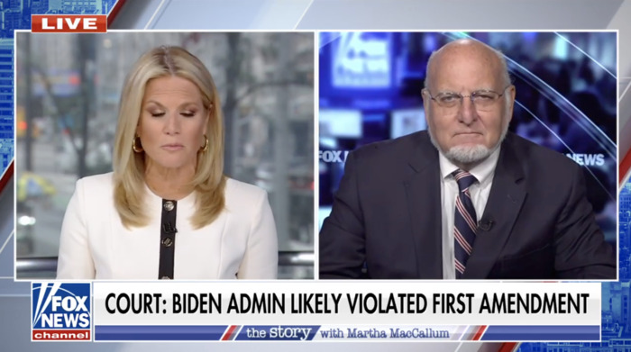 Robert Redfield on Fox News