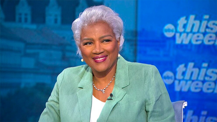 Donna Brazile on Set at ABC