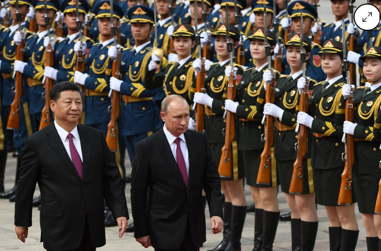 Putin and Xi Jinping