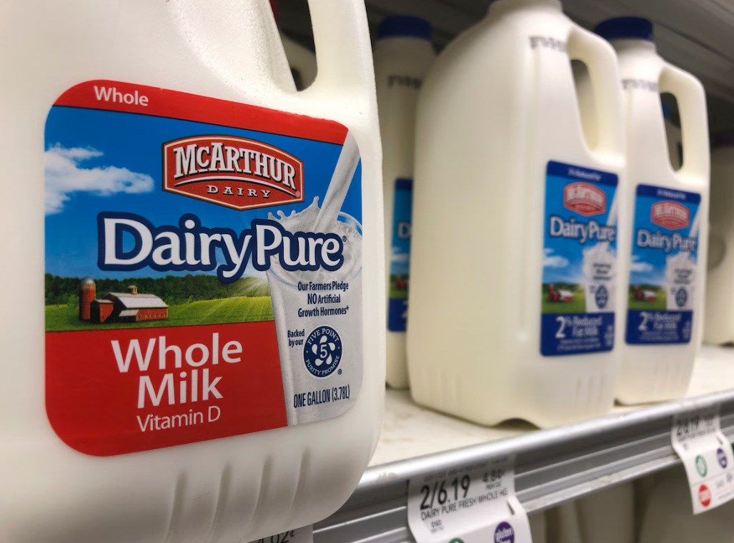 Image of Milk on Shelf