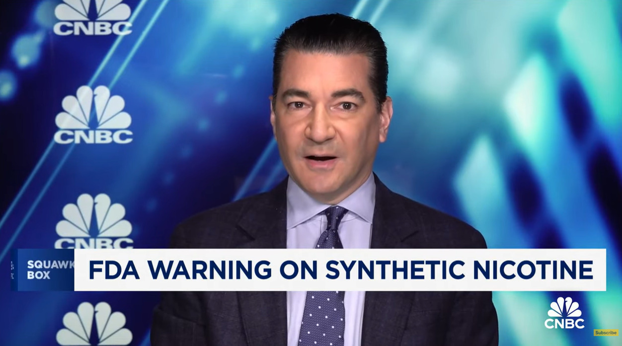 Scott Gottlieb CNBC Nicotine Warning