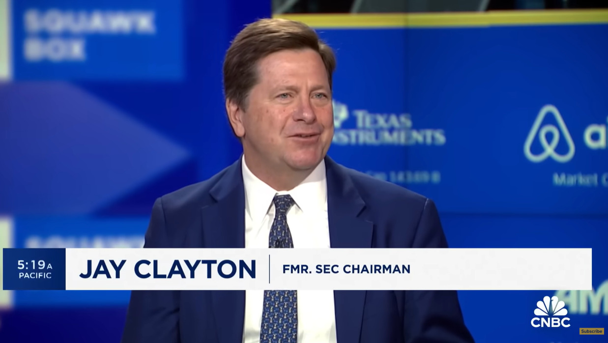 Jay Clayton on CNBC Television