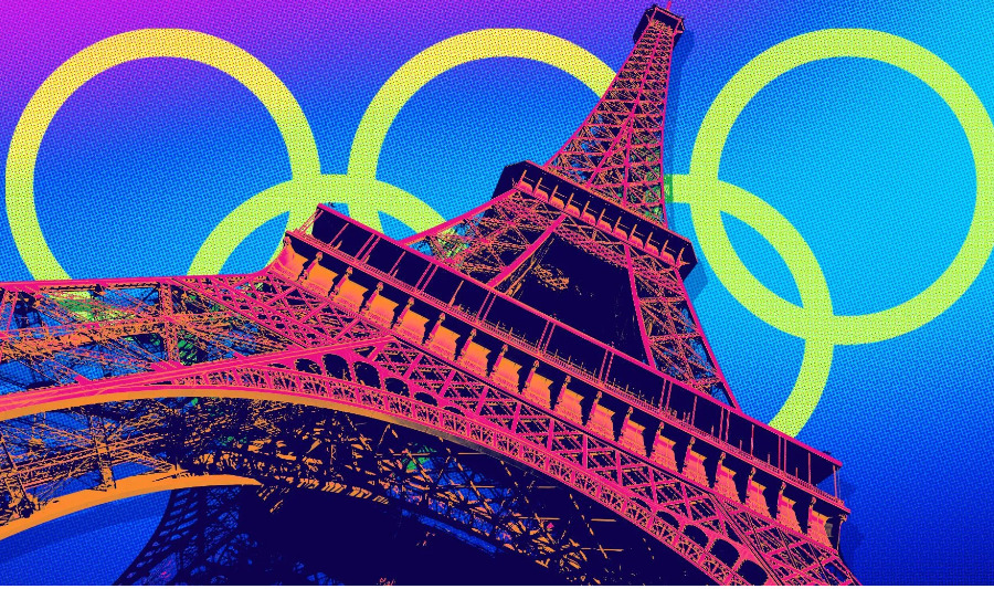 Paris Olympics Graphic AXIOS