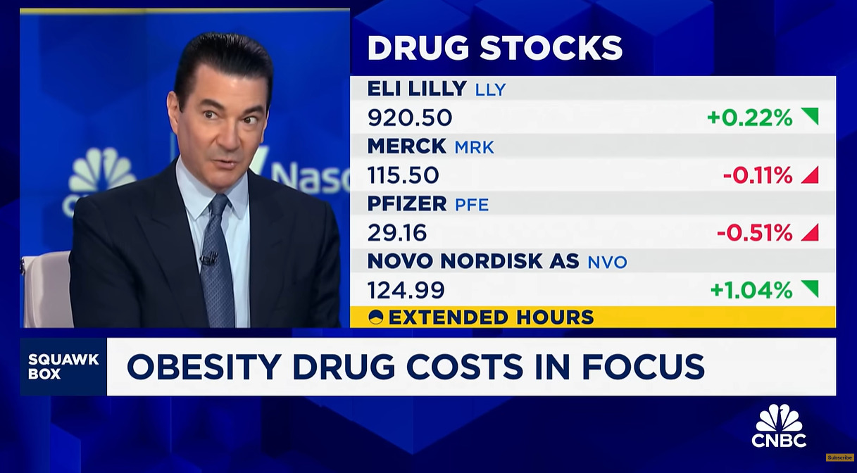 Dr. Scott Gottlieb on Squawk Box