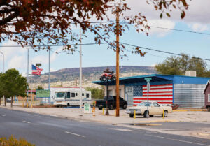 Downtown Grants, a town of roughly 10,000 people.Credit...Brad Trone for The New York Times