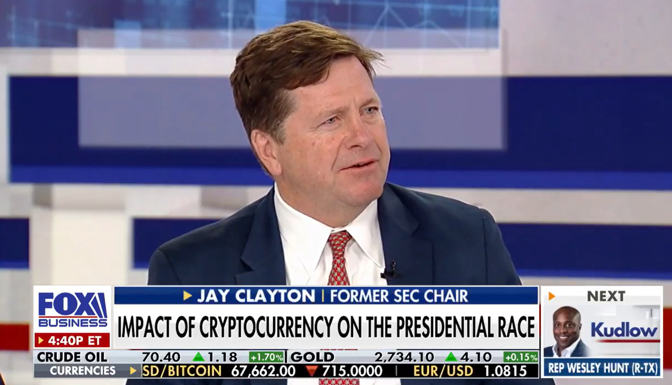 Jay Clayton on Fox Business