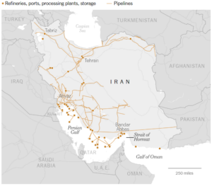 Oil and Gas Facilities in Iran