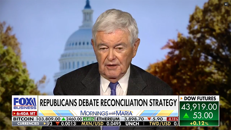 New Gingrich on Fox