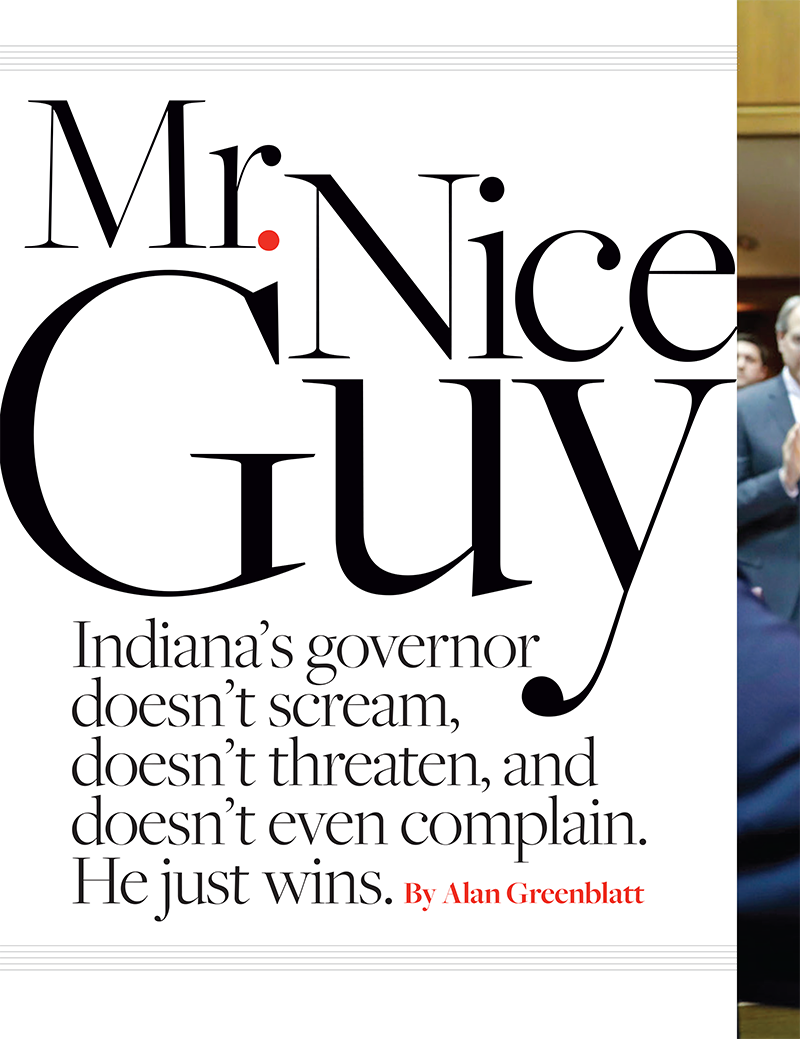 Eric Holcomb Feature in Governing Mag_Cover