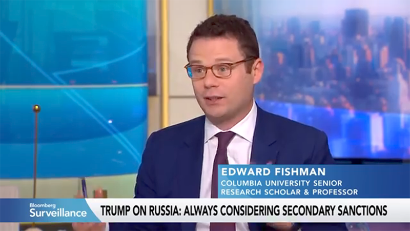Edward Fishman on Bloomberg