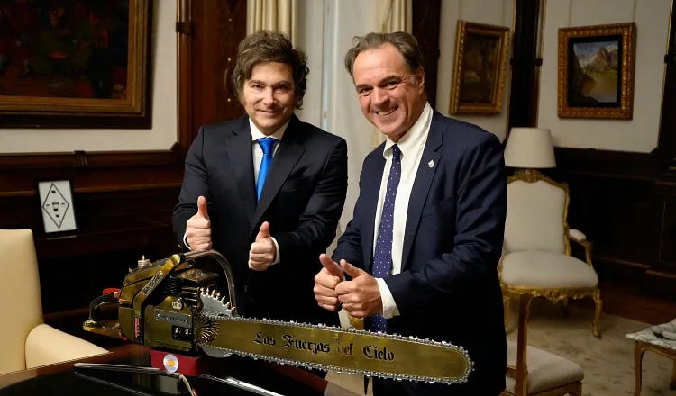 Niall Ferguson and Javier Milei