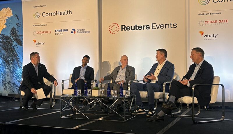 Dave Chokshi speaking on a panel