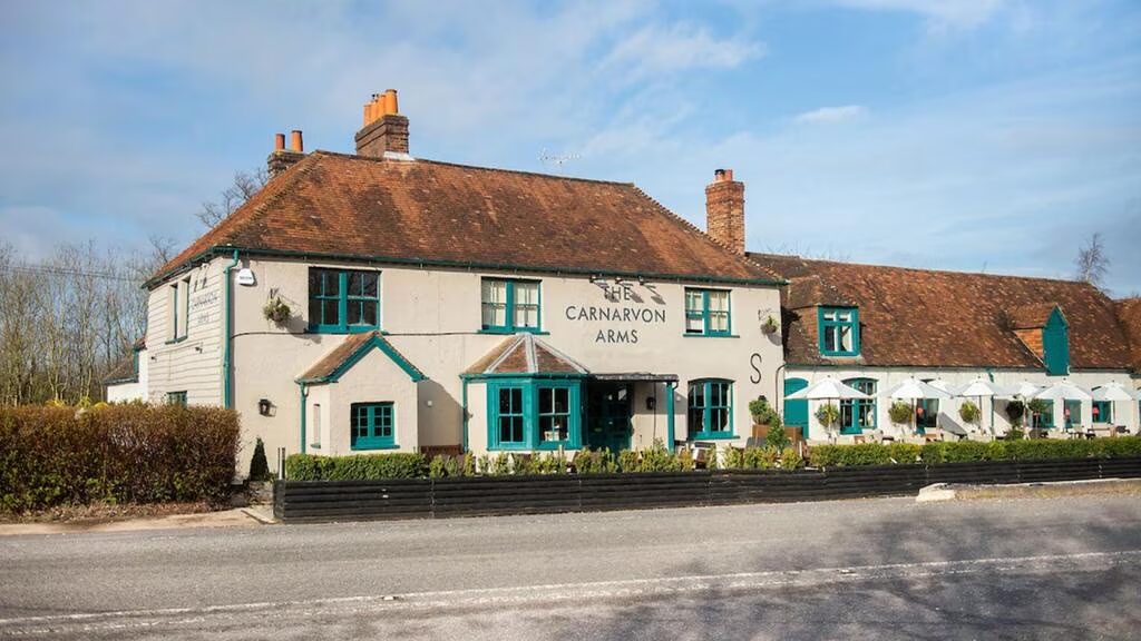 The Carnarvon Arms has good fish and chips.