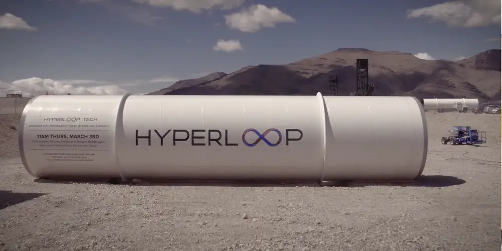 A Hyperloop tube. Vimeo/Hyperloop Tech