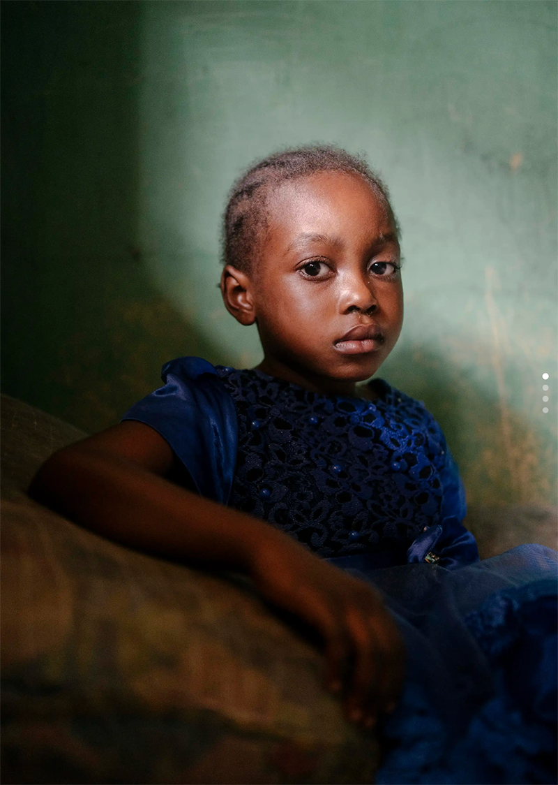 Favor Daniel, 5 “Nothing changes,” her mother said. “The smoke comes. It’s everyday life.”