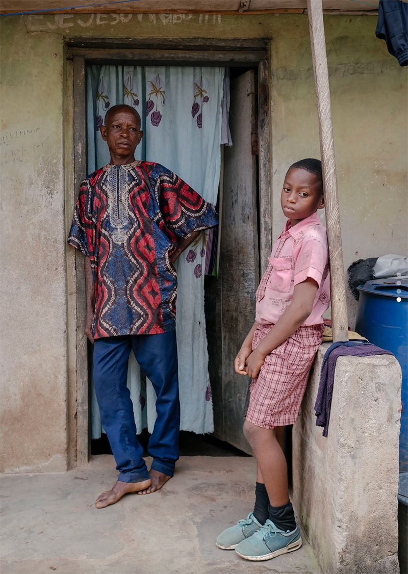 Thomas Ede, 53 Doctors gave his son Freeman pills to reduce lead absorption. “They told us the only preventative measure was to move away.”