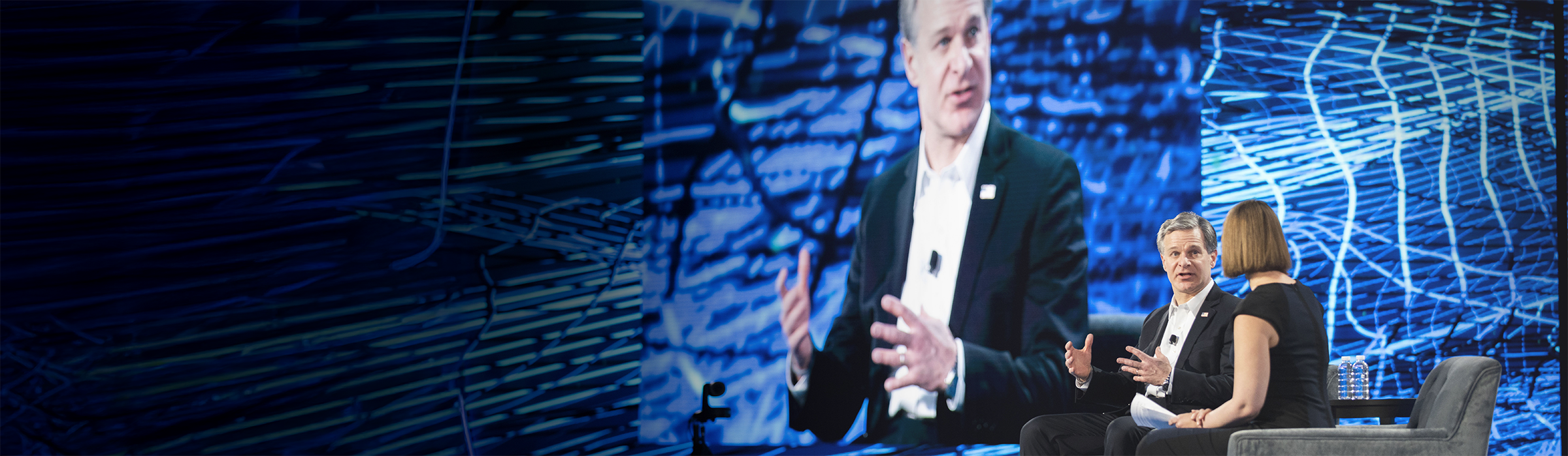 FBI Director Christopher Wray Onstage