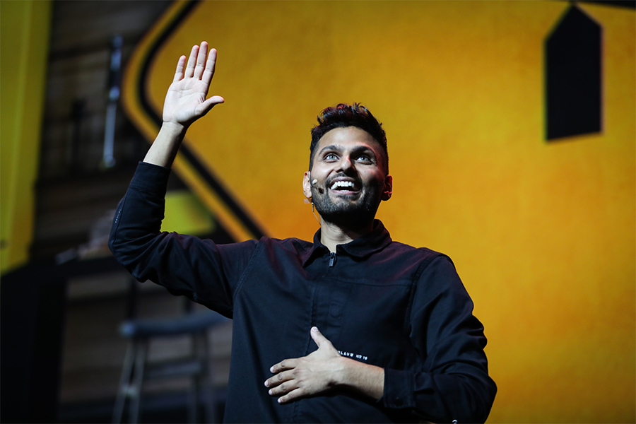 Jay Shetty on stage