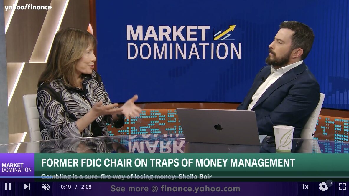 Sheila Bair on Yahoo! Finance
