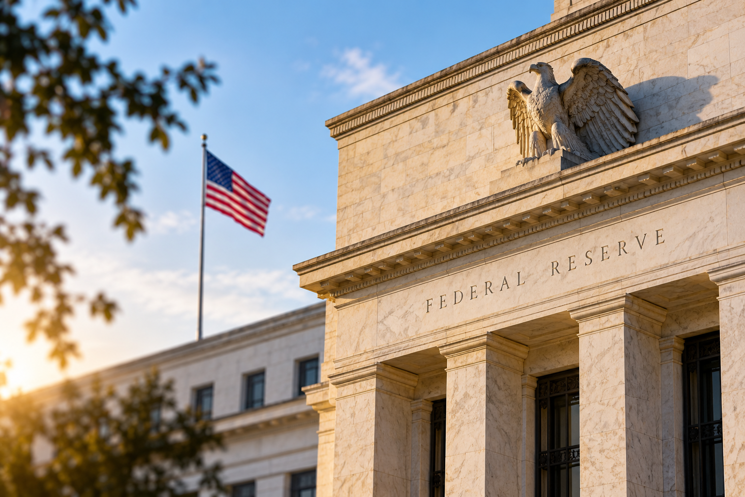 Federal Reserve Building at Golden Hour
